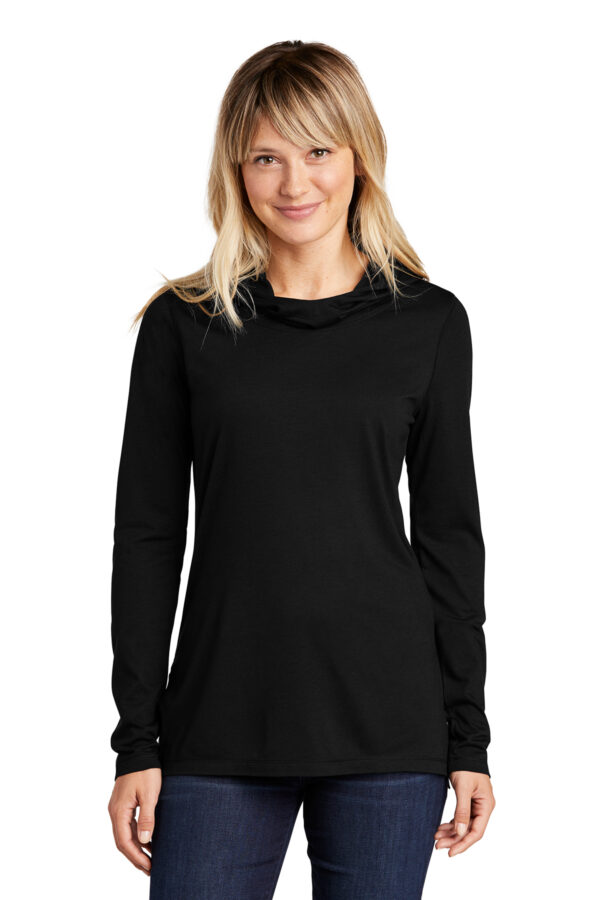 Sport-Tek Women's PosiCharge Tri-Blend Wicking Long Sleeve Hoodie