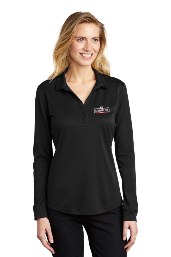 Women's Silk Touch Performance Long Sleeve Polo