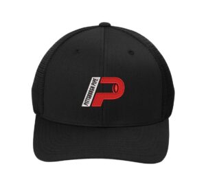 Port Authority Flexfit 110 Mesh Cap Black - Pittsburgh Pipe