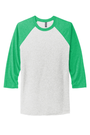 Next Level Apparel   Unisex Tri-Blend 3/4-Sleeve Raglan Tee. NL6051