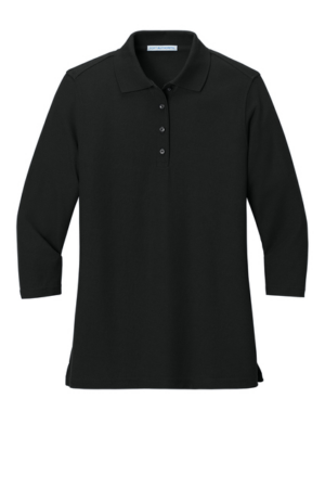 Port Authority Women's Silk Touch 3/4-Sleeve Polo. L562