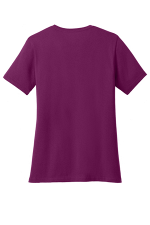Port & Company Women's Core Cotton V-Neck Tee. LPC54V