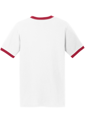 Port & Company Core Cotton Ringer Tee.  PC54R