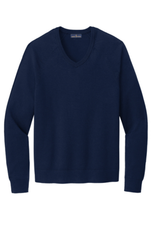Brooks Brothers Cotton Stretch V-Neck Sweater BB18400