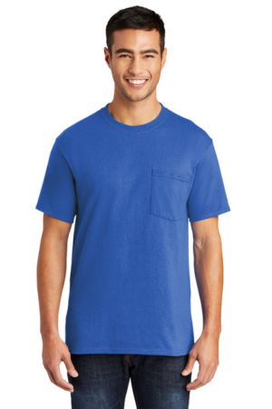Port & Company - Core Blend Pocket Tee. PC55P