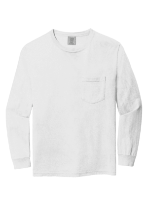 COMFORT COLORS  Heavyweight Ring Spun Long Sleeve Pocket Tee. 4410