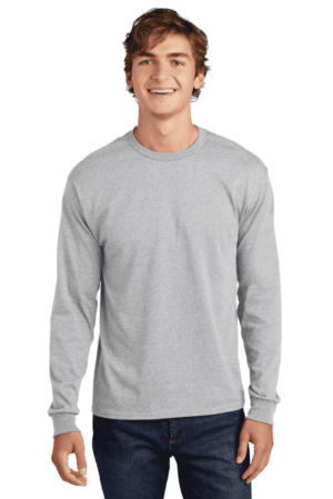 Hanes Essential-T 100% Cotton Long Sleeve T-Shirt 5286
