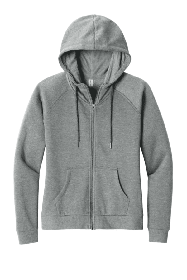 Allmade Women's Organic CVC Fleece Full-Zip Hoodie AL5003