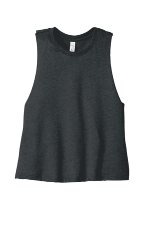 BELLA+CANVAS  Women's Racerback Cropped Tank. BC6682