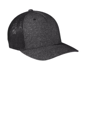 Port Authority  Flexfit  Melange Mesh Back Trucker Cap C302