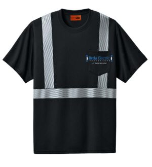 CornerStone Enhanced Visibility Segmented Tape Tee - CS206 - BRDA