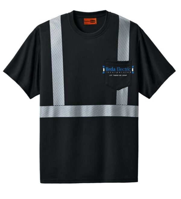 CornerStone Enhanced Visibility Segmented Tape Tee - CS206 - BRDA