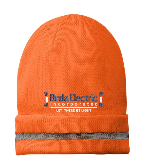 Enhanced Visibility Beanie with Reflective Stripe - CS800 - BRDA