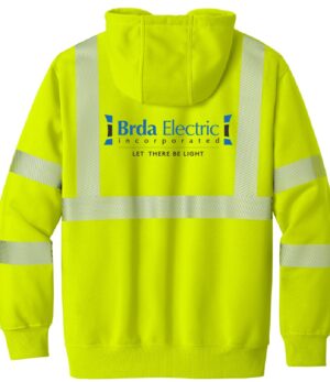 Carhartt ANSI 107 Class 3 Hooded Sweatshirt CT104987 - BRDA