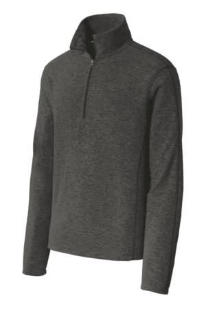 Port Authority Heather Microfleece 1/2-Zip Pullover. F234