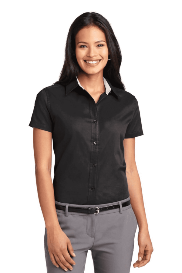 Port Authority Women's Short Sleeve Easy Care  Shirt.  L508