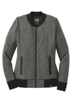 New Era Women's French Terry Baseball Full-Zip. LNEA503