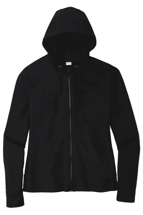 Sport-Tek  Women's PosiCharge  Tri-Blend Wicking Fleece Full-Zip Hooded Jacket LST293