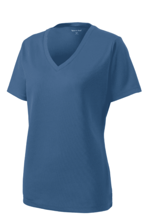 Sport-Tek Women's PosiCharge RacerMesh V-Neck Tee. LST340