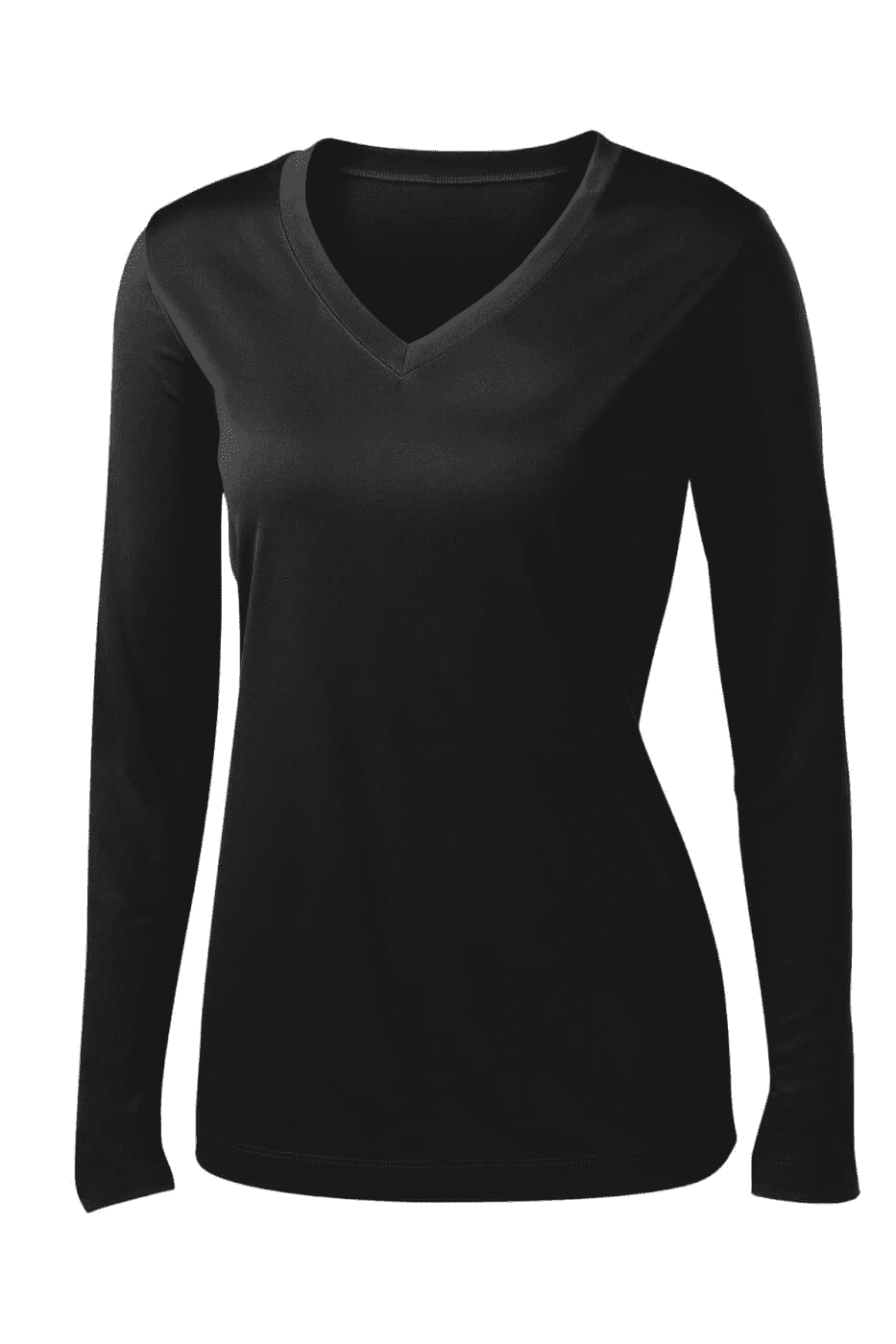 Sport-Tek Women's Long Sleeve PosiCharge Competitor V-Neck Tee. LST353LS - Image 2