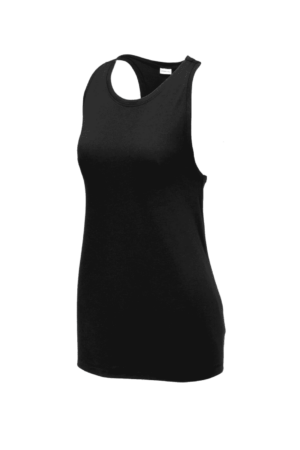 Sport-Tek  Women's PosiCharge  Tri-Blend Wicking Tank. LST402