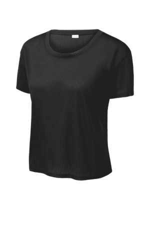Sport-Tek  Women's PosiCharge  Draft Crop Tee. LST411