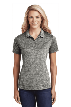 Sport-Tek  Women's PosiCharge  Electric Heather Polo. LST590