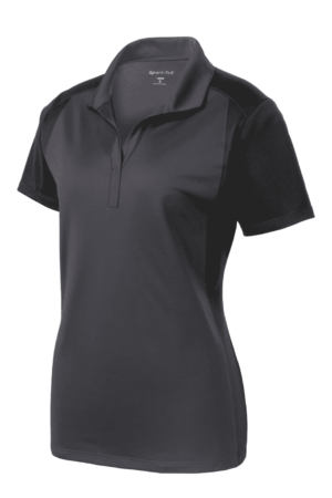 Sport-Tek Women's Colorblock Micropique Sport-Wick Polo. LST652