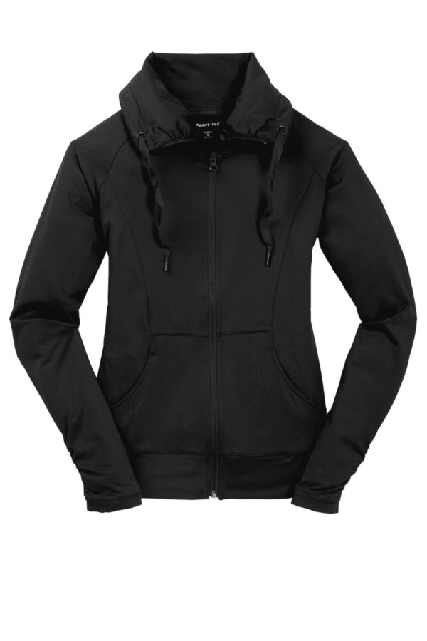 Sport-Tek Women's Sport-Wick Stretch Full-Zip Jacket. LST852
