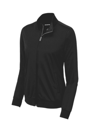 Sport-Tek  Ladies Tricot Sleeve Stripe Track Jacket. LST94