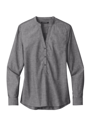 Port Authority Women's Long Sleeve Chambray Easy Care Shirt LW382