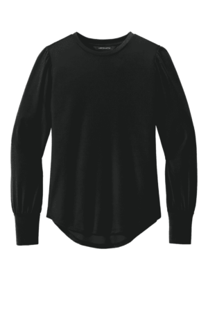 Mercer+Mettle Women's Stretch Jersey Long Sleeve Blouson Top MM1019
