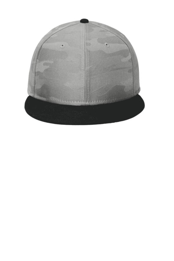 New Era  Camo Flat Bill Snapback Cap NE407