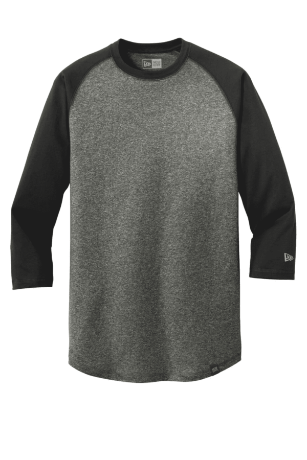 New Era  Heritage Blend 3/4-Sleeve Baseball Raglan Tee. NEA104