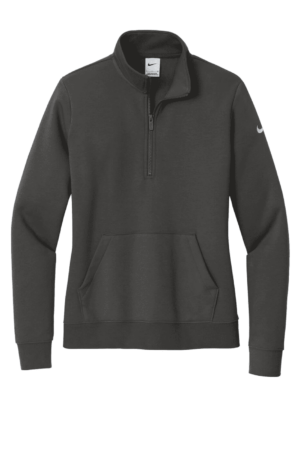 Nike Women's Club Fleece Sleeve Swoosh 1/2-Zip NKDX6720