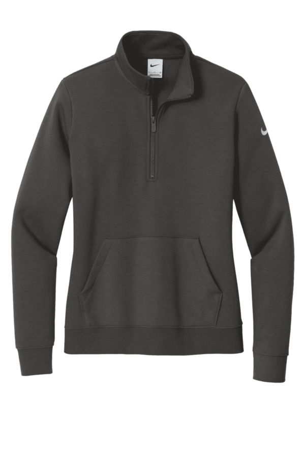 Nike Women's Club Fleece Sleeve Swoosh 1/2-Zip NKDX6720