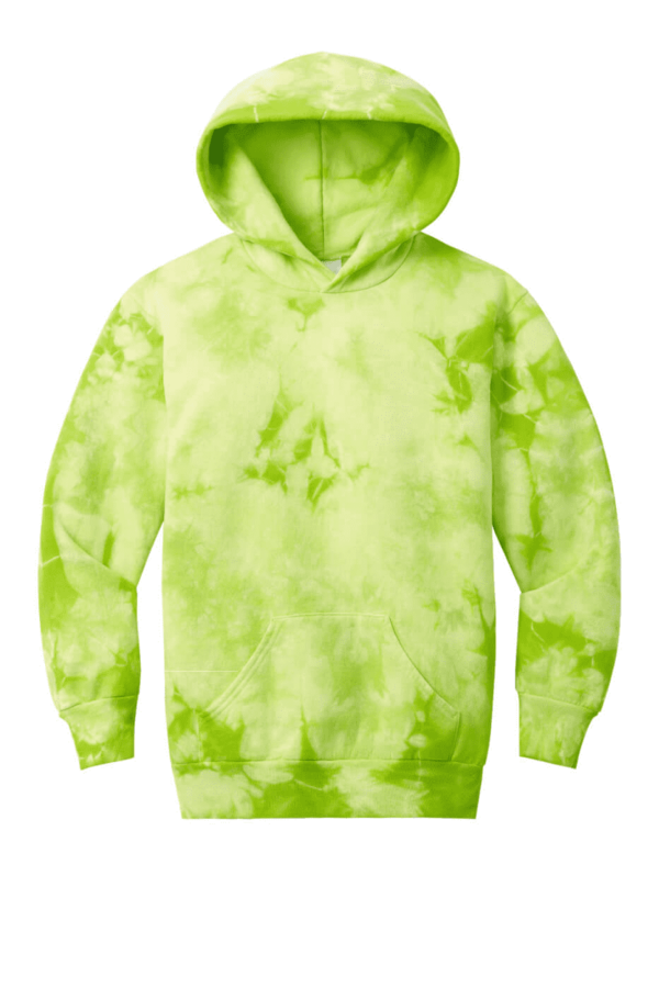 Port & Company Youth Crystal Tie-Dye Pullover Hoodie PC144Y