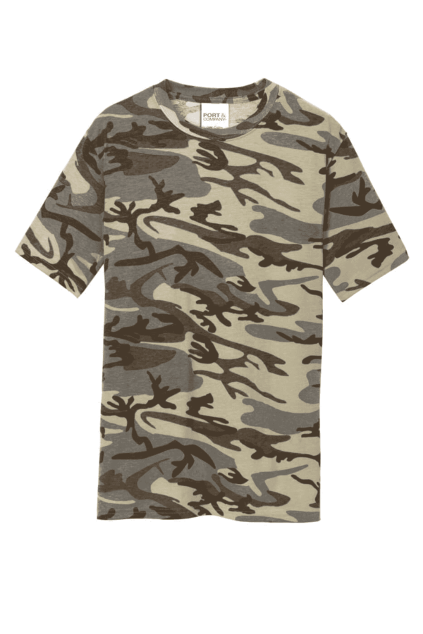 Port & Company Core Cotton Camo Tee.  PC54C