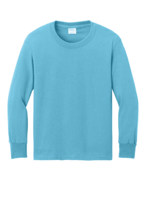 Port & Company Youth Long Sleeve Core Cotton Tee. PC54YLS