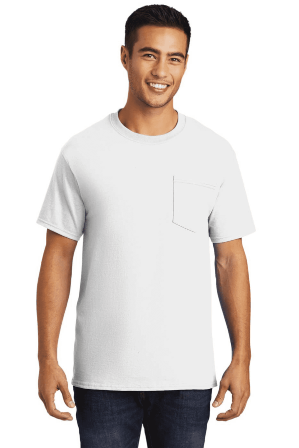 Port & Company - Tall Essential Pocket Tee. PC61PT