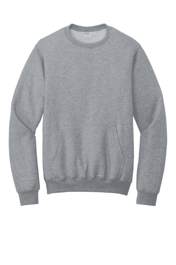 Port & Company Core Fleece Crewneck Pocket Sweatshirt PC78PKT