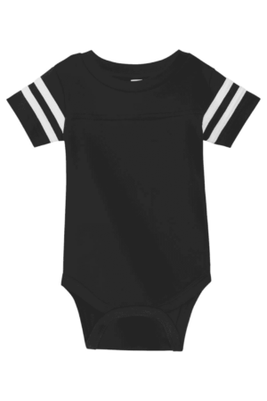 Rabbit Skins Infant Football Fine Jersey Bodysuit. RS4437