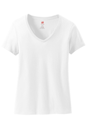 Hanes Women's Perfect-T Cotton V-Neck T-Shirt. S04V
