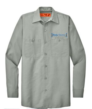 Red Kap Long Sleeve Industrial Work Shirt - SP14 - BRDA