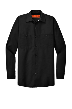 Red Kap Long Size  Long Sleeve Industrial Work Shirt. SP14LONG