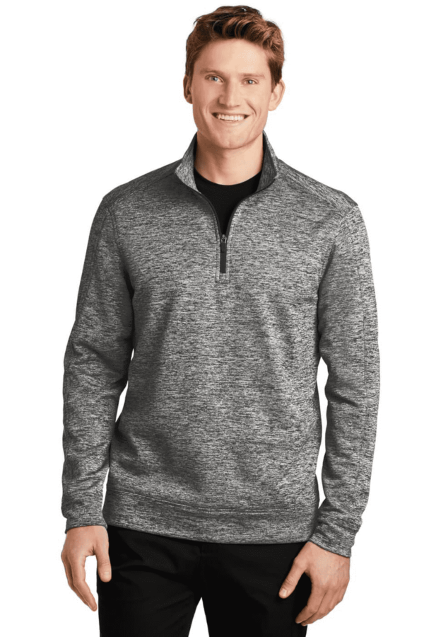Sport-Tek PosiCharge Electric Heather Fleece 1/4-Zip Pullover. ST226
