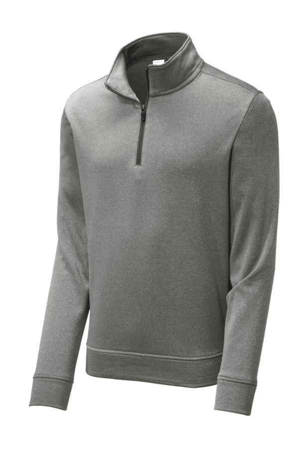 Sport-Tek  PosiCharge  Sport-Wick  Heather Fleece 1/4-Zip Pullover. ST263