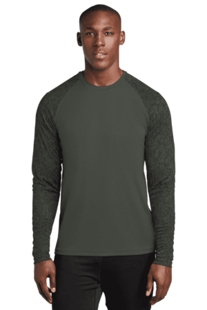 Sport-Tek  Long Sleeve Digi Camo Tee. ST460LS