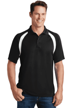 Sport-Tek Dry Zone Colorblock Raglan Polo. T476 -