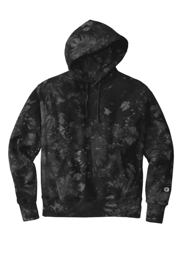 Champion  Reverse Weave  Scrunch-Dye Tie-Dye Hooded Sweatshirt. TDS101